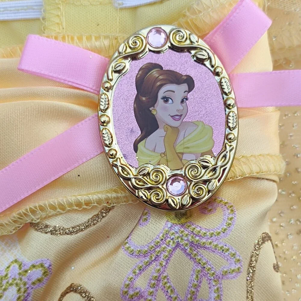 Walmart Disney Belle Costume Dress Girls' Size Small (6/6X) New with Tags NWT